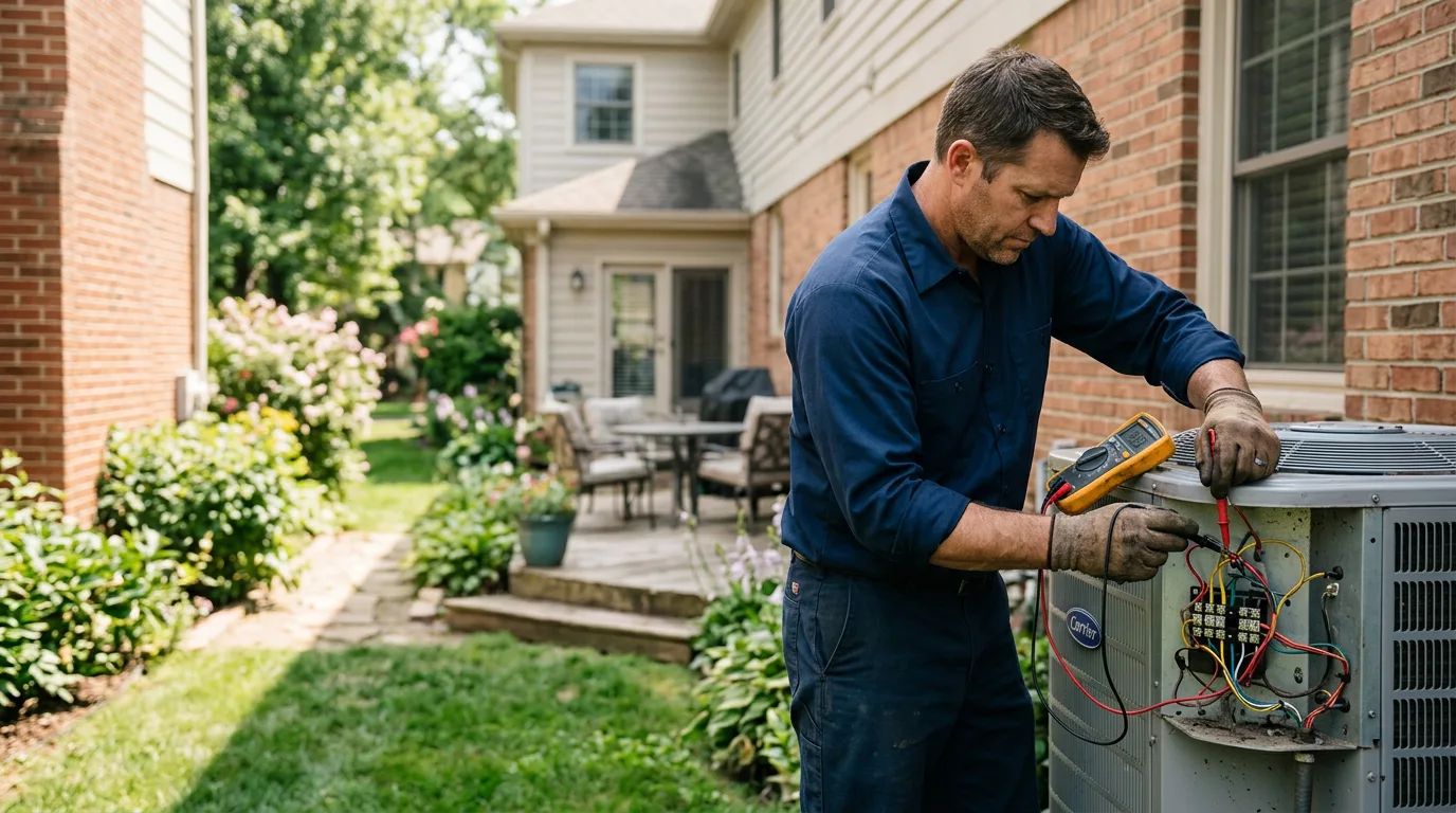 HVAC technician working near Averill Park, NY